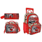 3 in 1 Colorful Trolley Bag Set with Lunch Box Pencil Case Trolley School Backpack for Girls