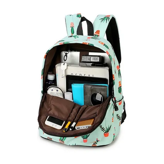 Custom Wholesale Cartoon Character School Bag for Kids Print Backpack