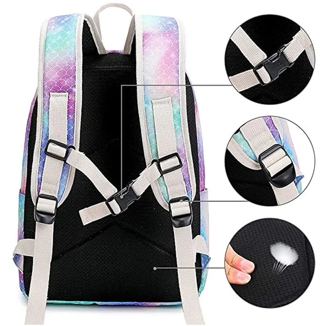 Durable High Quality Student Backpack Large-Capacity Polyester Girls Backpack