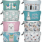 Customized Cartoon Cute Alpaca School Pencil Pouch Cosmetic Make up Travel Bag