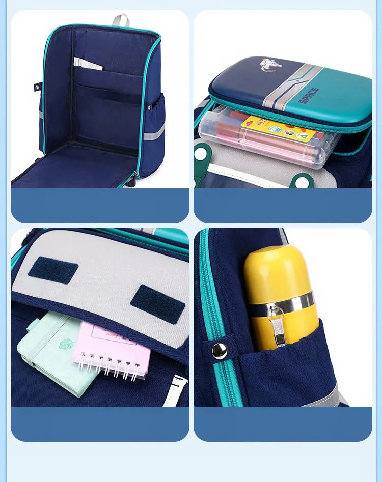 Factory Hot Selling Cartoon Cute Animal Kids School Bags OEM Custom Logo Schoolbag for Boys