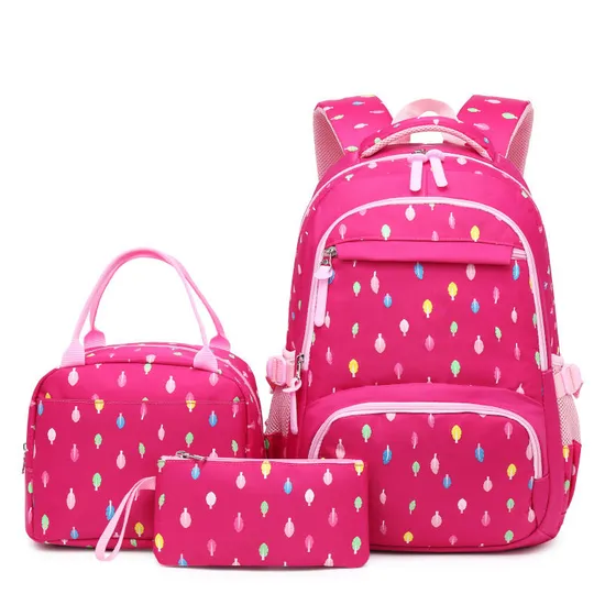 Ew Design 3PCS Set Kids Girls School Bags Backpack Children′s School Bag Backpack Set for Daily Use