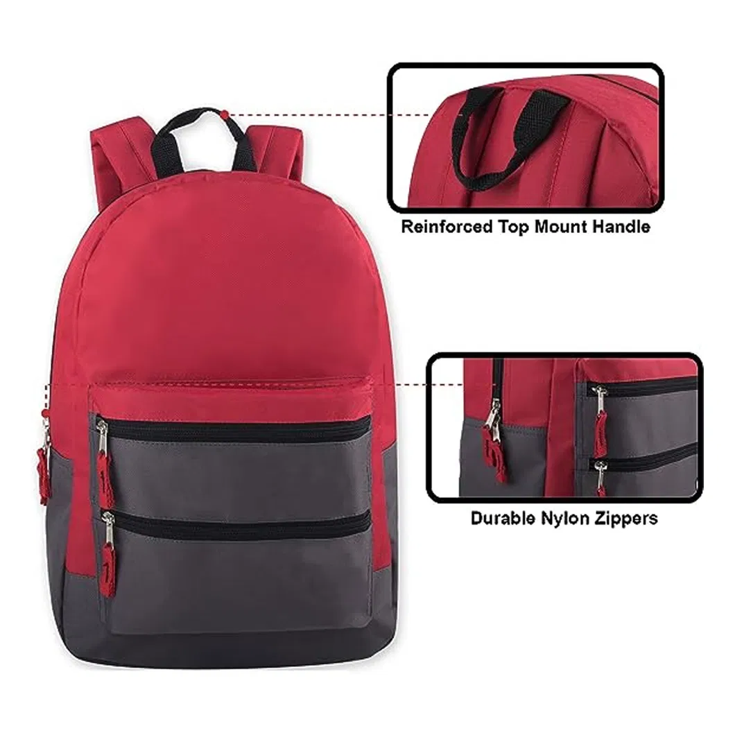 Factory Price School Wholesales Hot Sale Custom Logo Casual Polyester Children Daily Use Backpack for Girls Boys
