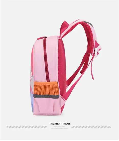 Cartoon Unicorn Backpack Animal Printed Pupil Backpack New for Girls Arrival Candy Color Waterproof Polyester School Bags 500PCS