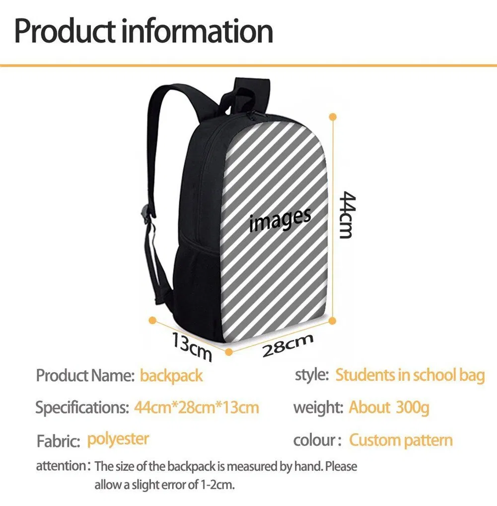 Black African Boy Designs 3PCS Backpag American Art Children Mochilas Schoolbag and Lunch Bag Set for Kids Backpack School Bags