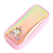 Hologram Colorful Transparent Pen Bag Zipper Cosmetic Makeup Pouch Bright Laser Clear Pencil Case