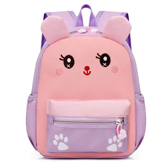 Factory Direct Sale Children Animal Schoolbag Light Custom Kids Backpack Kindergarten Kids School Bag for Boys and Girls