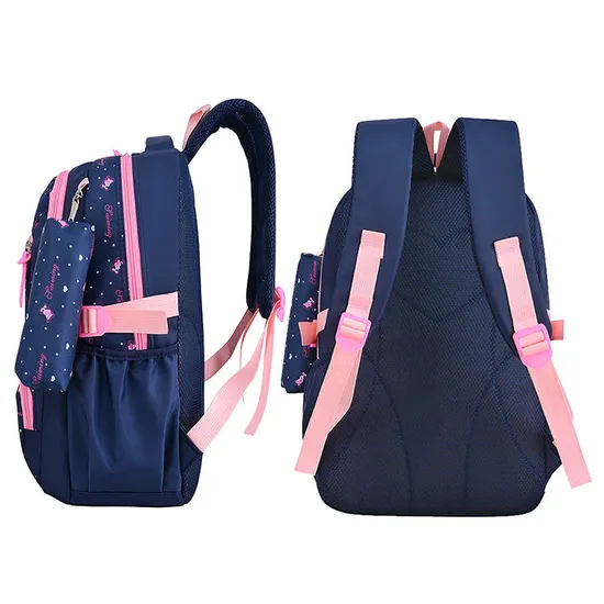Child Waterproof Backpack Girls Bag New Kids Schoolbag Set