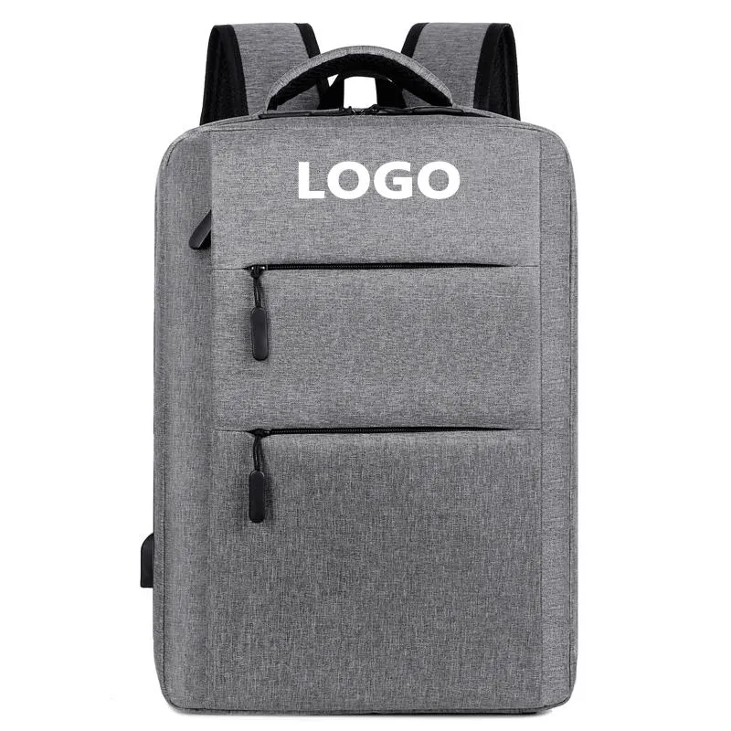Backpack Laptop Bag Market Polyester Travel Business Bookbag Anti Theft Backpack with USB Charger Port