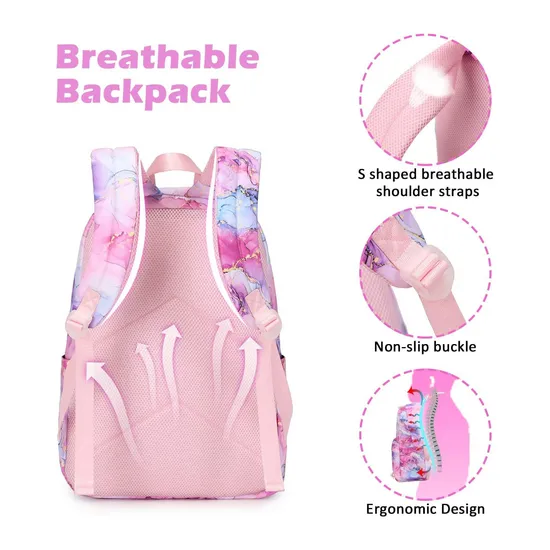 Custom Logo Polyester Children Bags Kids School Backpack for Girls Boys Waterproof Bag Customized