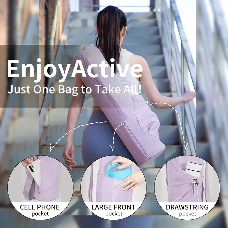 Customized New Waterproof Yoga Bag Single Shoulder Yoga Mat Storage Bag