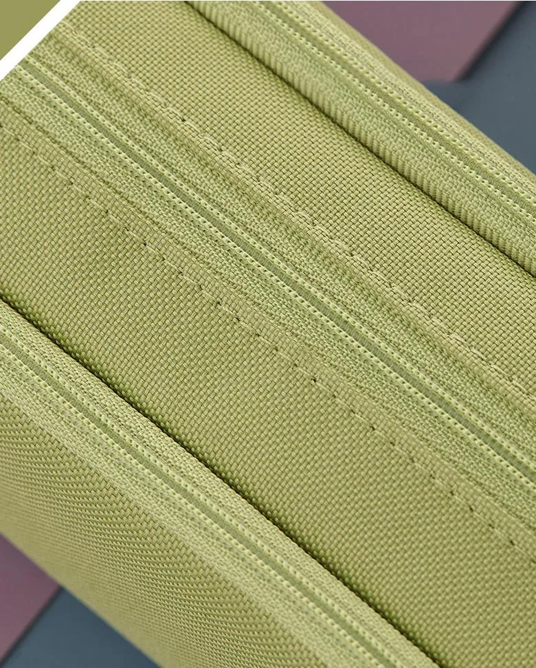 Large Capacity Pencil Pen Case Big Capacity Storage Bag Pouch Box Stationery Organizer with Zippers for Office and School