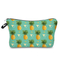 Wholesale Custom Pineapple Print Pencil Pouch Lady Cosmetic Bag with Logo