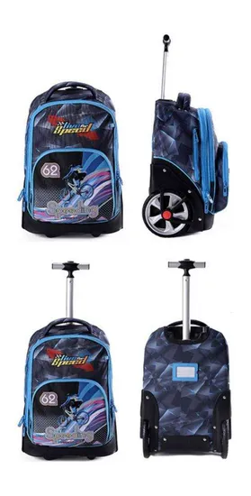Custom Kids Wheeled Backpacks Trolley School Bag Backpacks Trolley School Bag