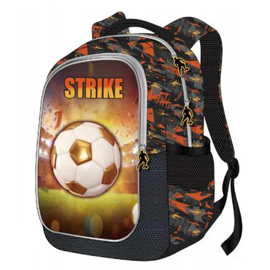 Custom School Football Backpack with Logo Mochila Escolar Children 3D Cartoon Character Trolley School Backpack
