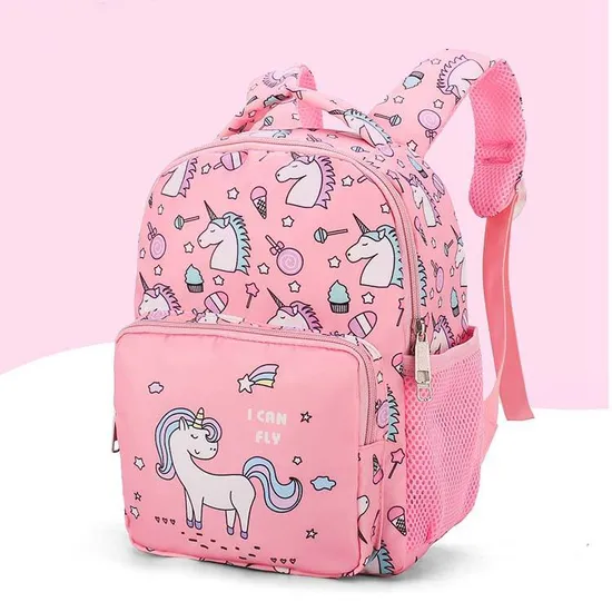 New Cartoon Cute Unicorn Backpack Children Bag Kindergarten Bag Students Backpack