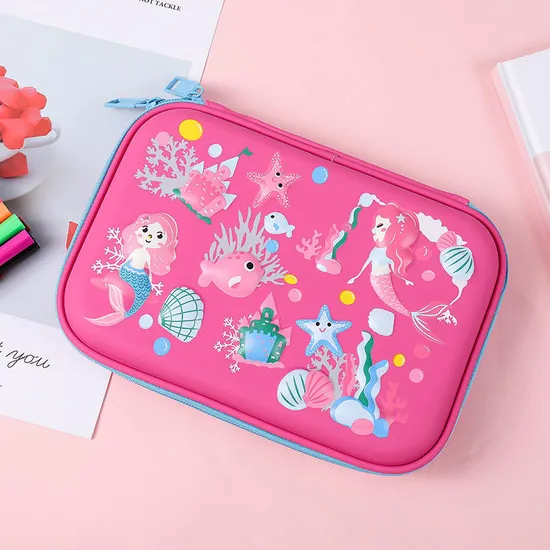 Kids Pencil Case School Pencil Cases Stationery Estuche 3D Space Pen Case Unicorn School Supplies Pencil Box