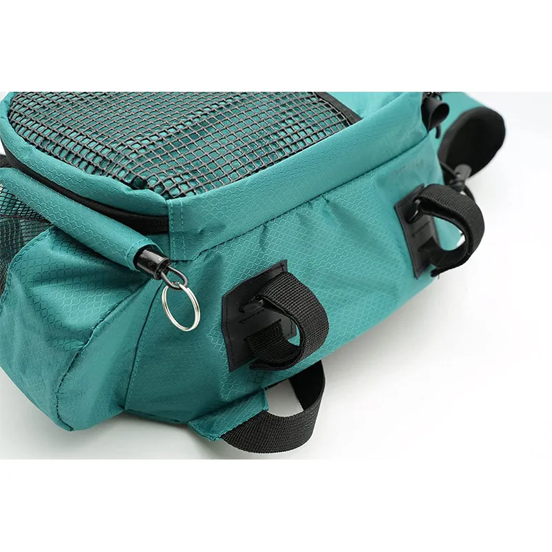 Factory Wholesale Outdoor Fishing Gear Bags with Multifunctional Waterproof Blue-Green Diagonal Strap Small Bags