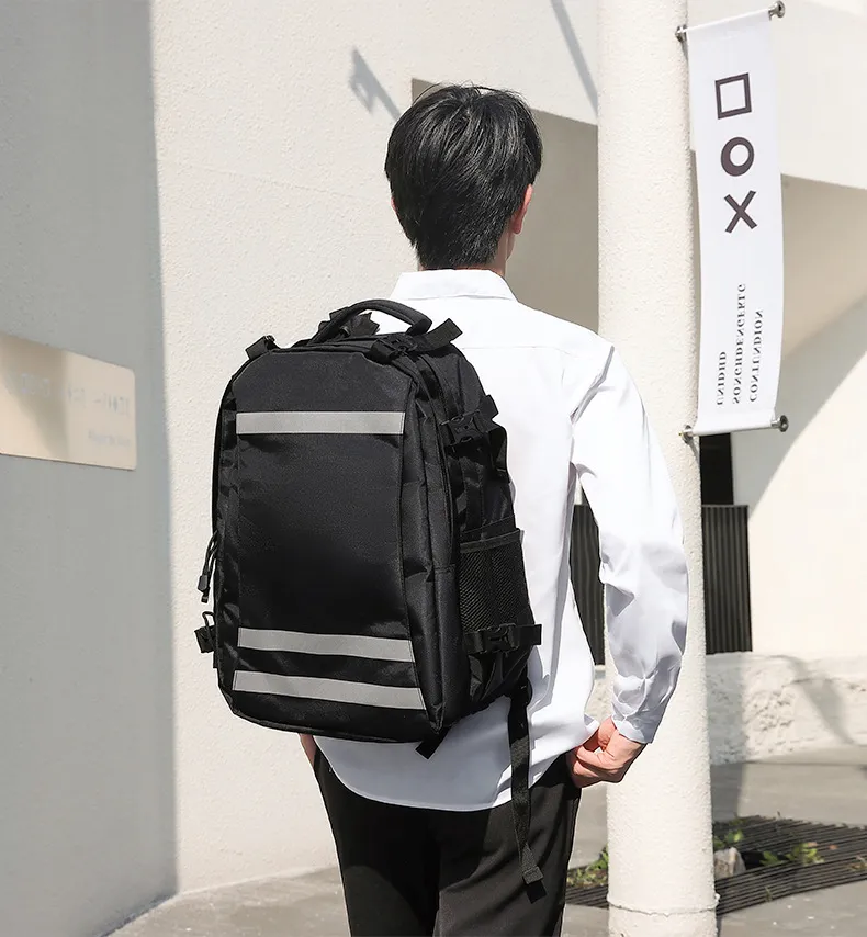 Mens High-Capacity Computer Bag Business Travel Backpack Mountaineering Bag