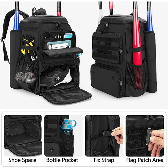 Customized Outdoor Hockey Backpack Baseball and Softball Backpack