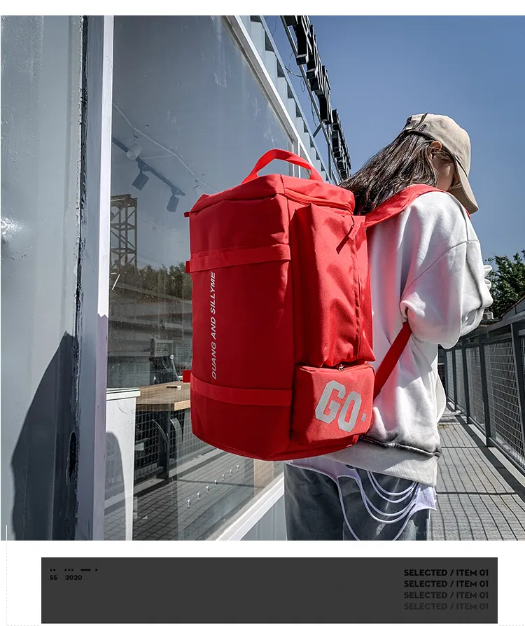 Yoga Fitness Bag Outdoor Travel Lightweight One Shoulder Crossbody Large Capacity Backpack