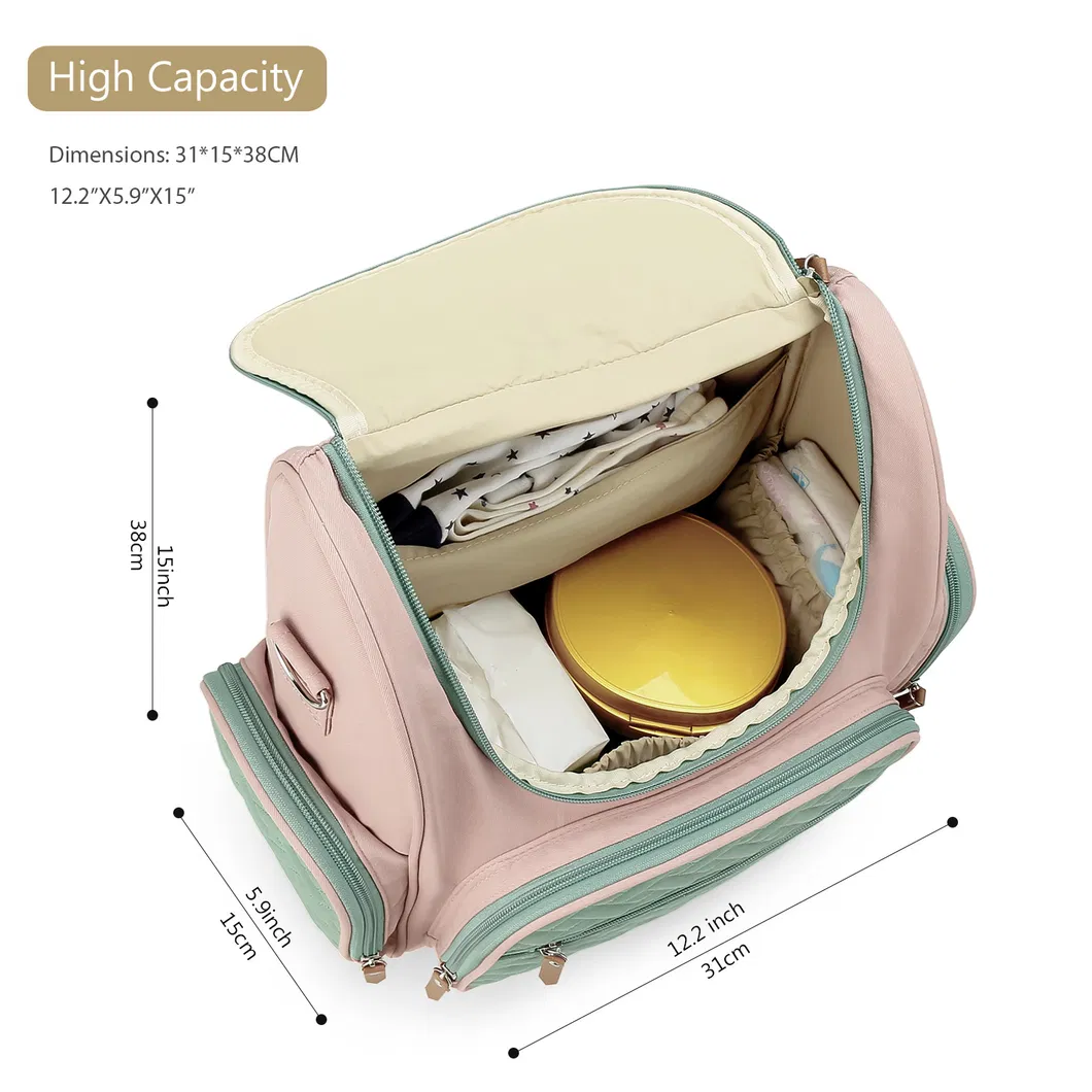 2023 New Mommy Bag Mother Baby Backpack Lightweight Portable Large Capacity Backpack