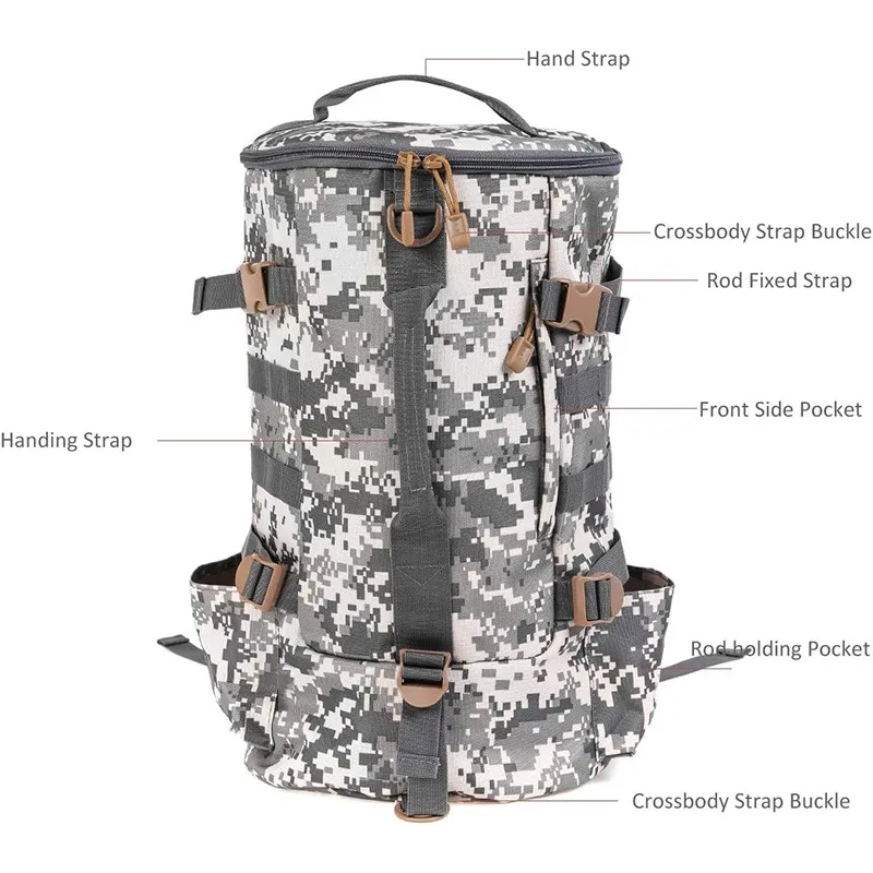Factory Customized Tactical Style Backpack Travel Bag Camping Backpack