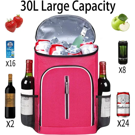Customized New Outdoor Travel Camping Large Capacity Ice Bag Beer Red Wine Cooler Bag Backpack