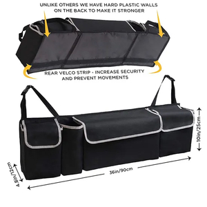 Factory Customized Car Trunk Storage Bag Rear Seat Suspension Storage Waterproof Folding Storage Bag