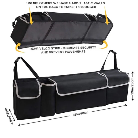 Factory Customized Car Trunk Storage Bag Rear Seat Suspension Storage Waterproof Folding Storage Bag