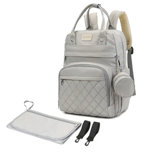 Mommy Bag Large Capacity, Lightweight Multifunctional Dry and Wet Separation Anti-Theft Diaper Backpack