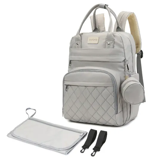 Mommy Bag Large Capacity, Lightweight Multifunctional Dry and Wet Separation Anti-Theft Diaper Backpack