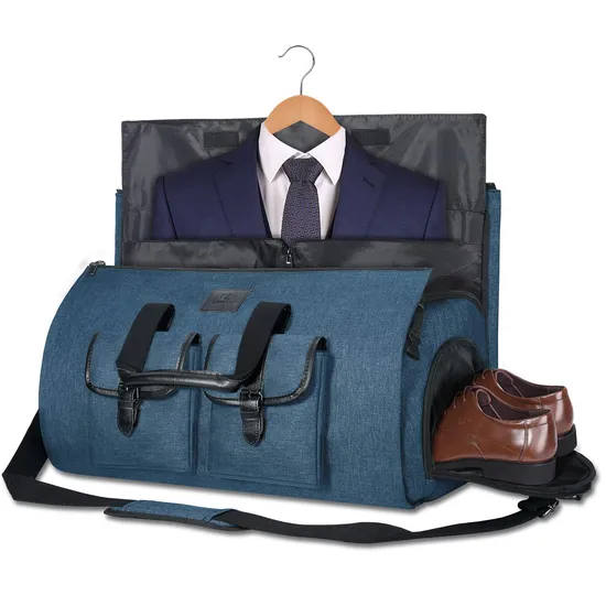 Luggage Bag Business Travel Suit Bag Mens Waterproof Handheld Crossbody Foldable Travel Bag