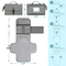 Cartoon Printed Pattern Waterproof Baby Urinary Pad Baby Stroller Hanging Bag Portable Diaper Bag