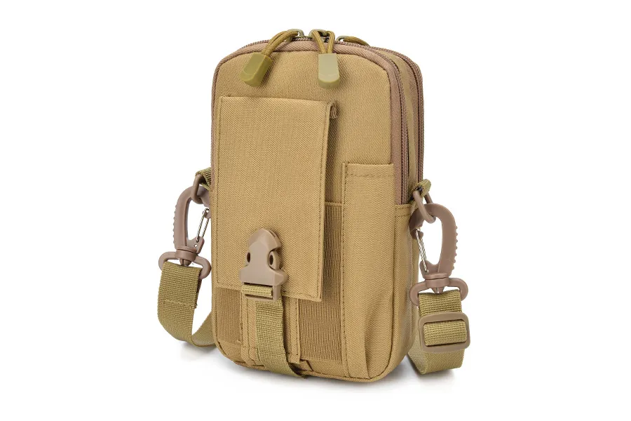 Outdoor Sports Hanging 7-Inch Belt Mountaineering Waist Bag Mobile Phone One Shoulder Tactical Crossbody Bag