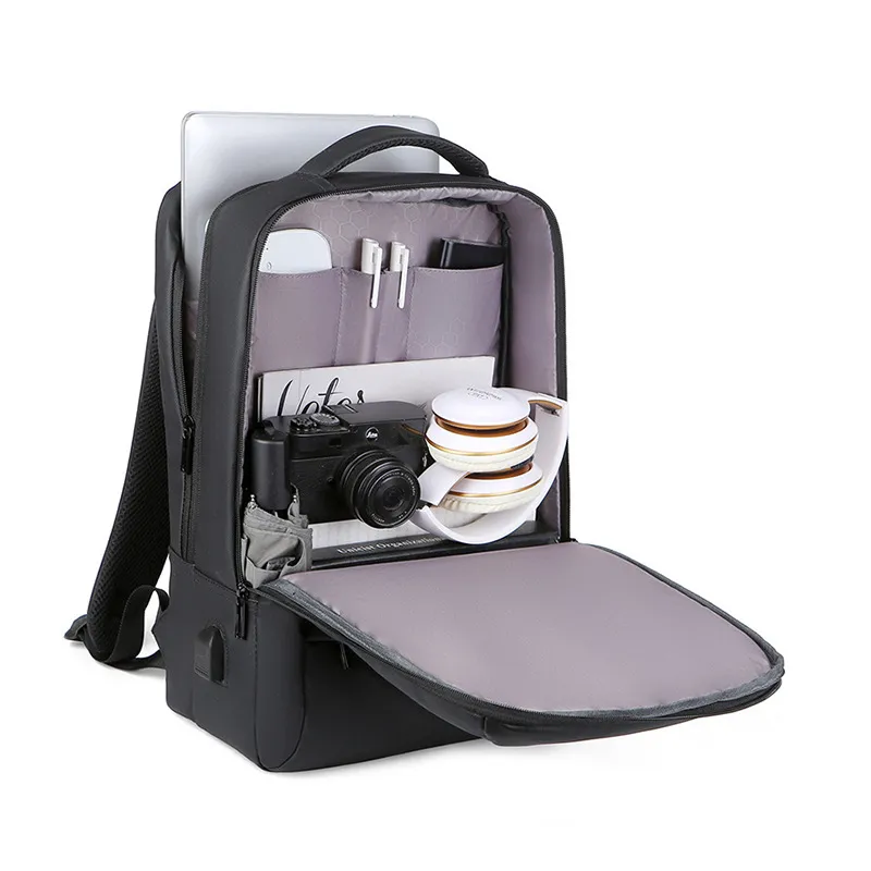 Men Simple Large Capacity Backpack Fashionable Business Computer Backpack