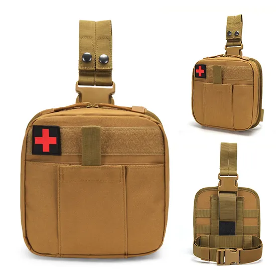 Molle Accessory Bag Tactical Waist Bag Leggings Medical Kit