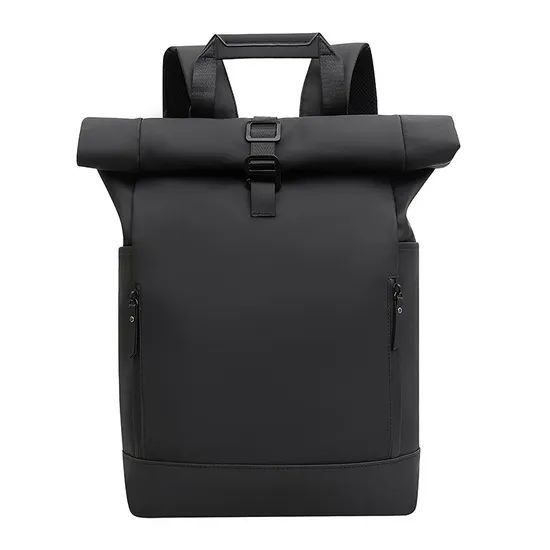 Men Large Capacity Outdoor Roll Top Leisure Travel Backpack