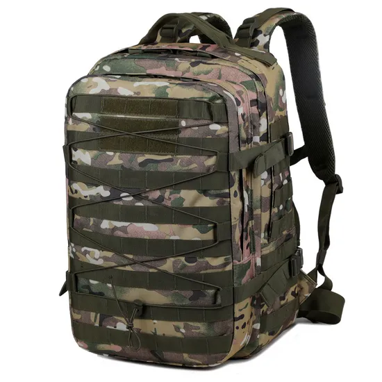 Outdoor Sports Mountaineering Backpack Large Capacity Wear-Resistant Travel Camouflage Backpack