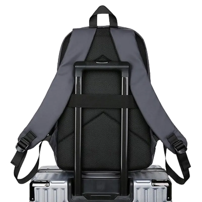 Mens Casual Business Computer Backpack with Large Capacity Oxford Cloth Lightweight Outdoor Backpack
