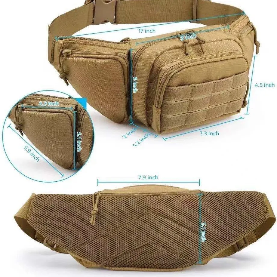 Outdoor Mountaineering Tactical Waist Bag Sports Multi Functional Kit