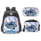2024 Factory New Stitch Backpack Three Piece Set for Primary and Secondary School Students Backpack