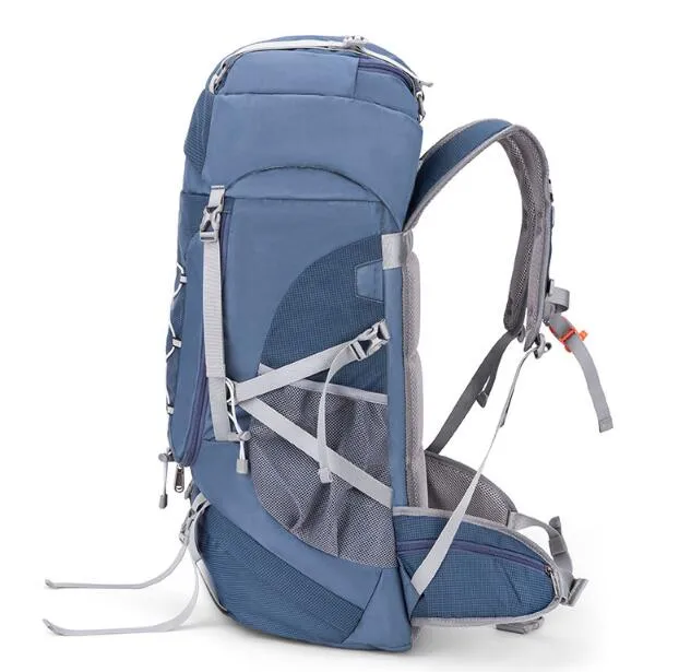70L Mountain Backpack with Rain Cover Outdoor Climbing Camping Hiking Backpack