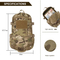 Outdoor Backpack Tactical Backpack 500d Nylon Splash Proof Portable Lightweight Tactical Bag