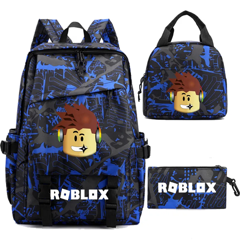 Game Men&prime;s and Women&prime;s Student Backpacks Lunch Bags Pen Bags Three Piece Set