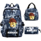 Game Men′s and Women′s Student Backpacks Lunch Bags Pen Bags Three Piece Set