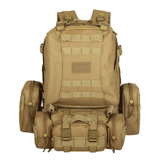 Factory Customized Camouflage Molle Functional Tactical Bag for Outdoor Mountaineering Sports Backpack