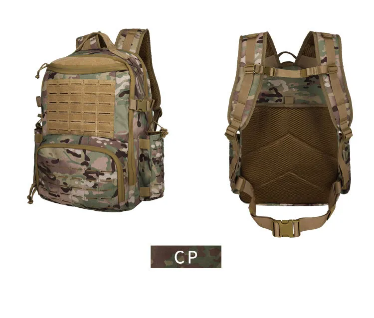 Tactical Backpack Molle Outdoor Multi Functional Tactical Breathable Combat Camo Backpack