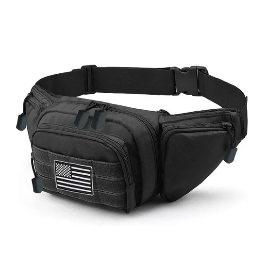 Tactical Waist Bag Shoulder Bag Riding Waterproof Multi-Function Waist Bag