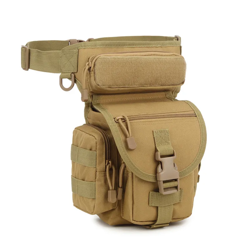 Factory Wholesale Waterproof Oxford Camouflage Single Shoulder Crossbody Photography Sports Leg Bag
